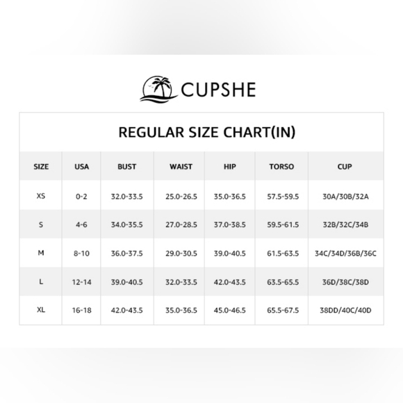 🧡CUPSHE Women's One-Piece Swimsuit - Picture 6 of 6